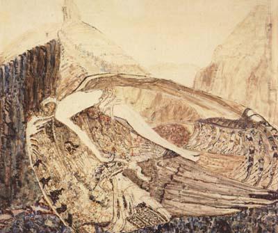 Vasily Surikov The Fallen Demon,on the death of Mikhail Vrubel (mk19) china oil painting image